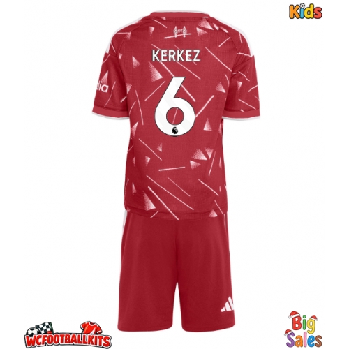 Liverpool Milos Kerkez #6 Replica Home Stadium Kit for Kids 2026-27 Short Sleeve (+ pants)